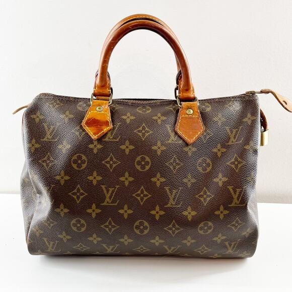 Louis Vuitton Brown Monogram Satchel - Picture 1 of 12